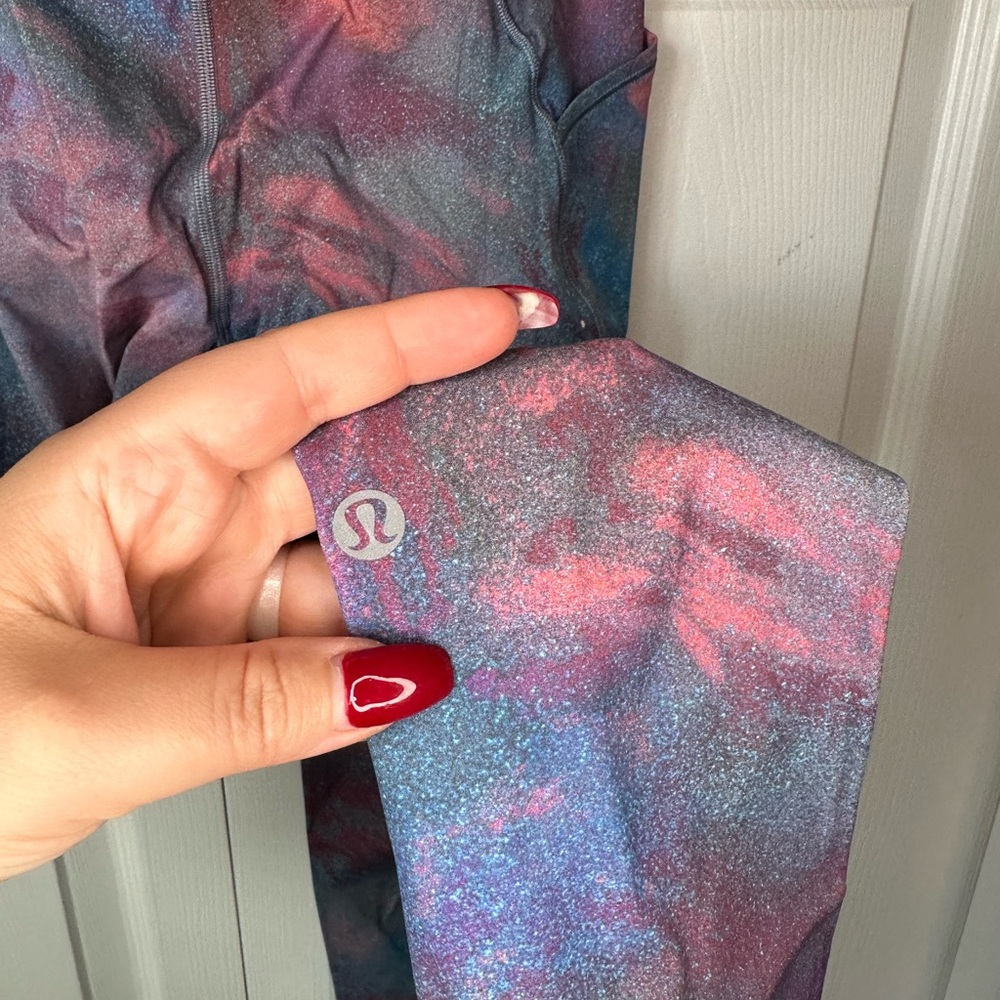 Lululemon Fast and Free HR Tight 25” with Pockets Hazy Afterglow Multi - Picture 13 of 13